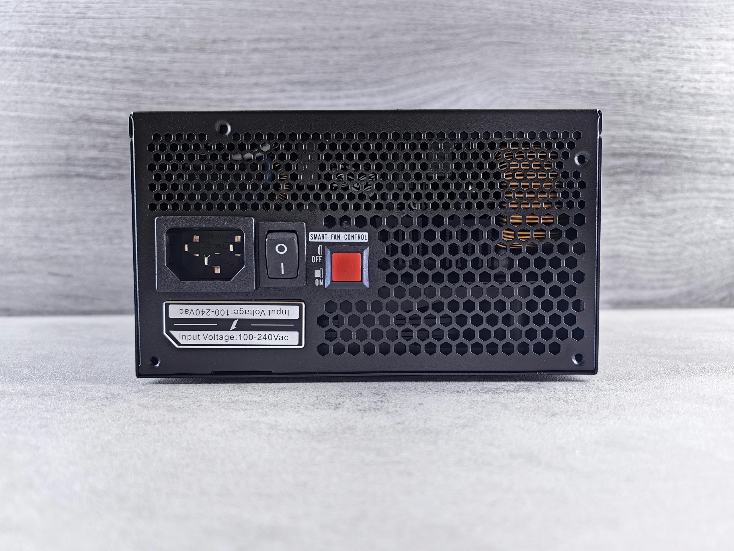 black power supply unit